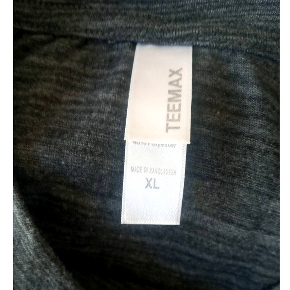 TeeMax San Francisco Embroidered  grey short sleeve tee shirt, XL - Picture 5 of 6